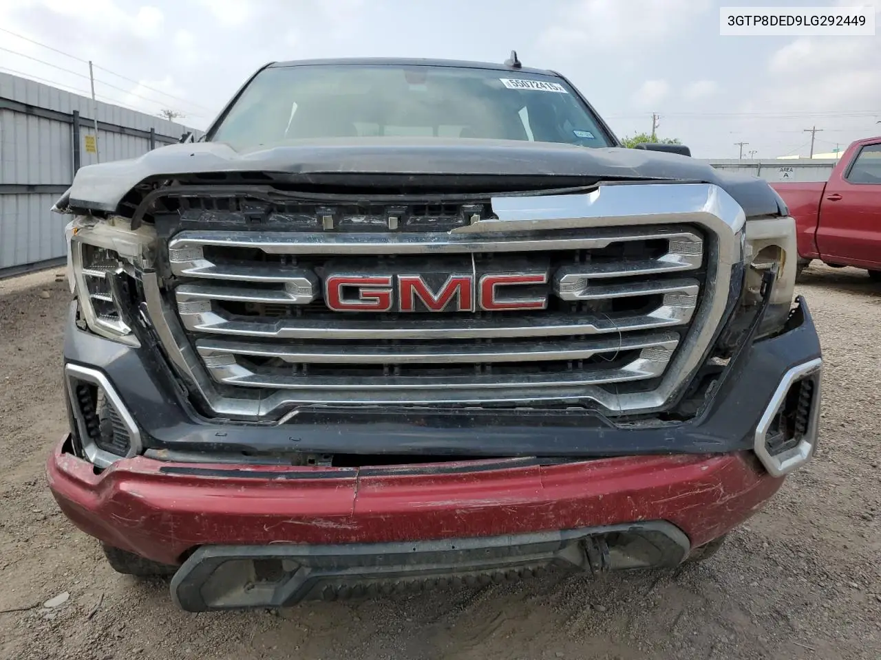 2020 GMC Sierra C1500 Slt VIN: 3GTP8DED9LG292449 Lot: 55072415