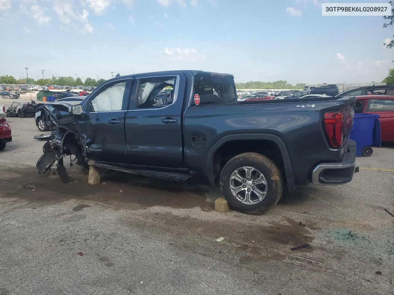 2020 GMC Sierra K1500 Sle VIN: 3GTP9BEK6LG208927 Lot: 56777325