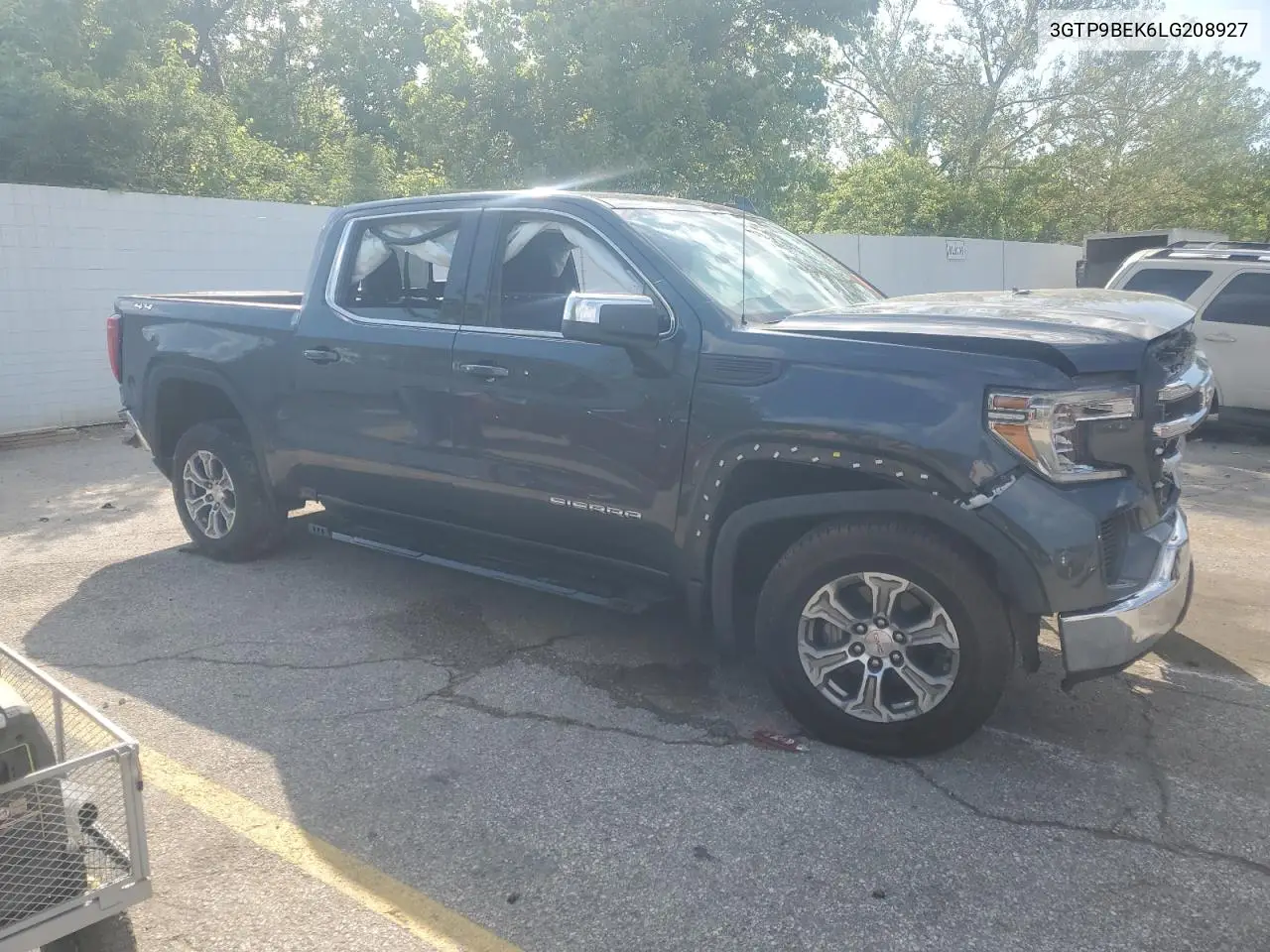2020 GMC Sierra K1500 Sle VIN: 3GTP9BEK6LG208927 Lot: 56777325