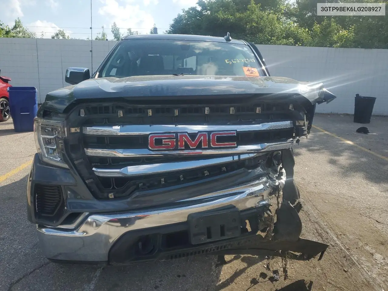 2020 GMC Sierra K1500 Sle VIN: 3GTP9BEK6LG208927 Lot: 56777325