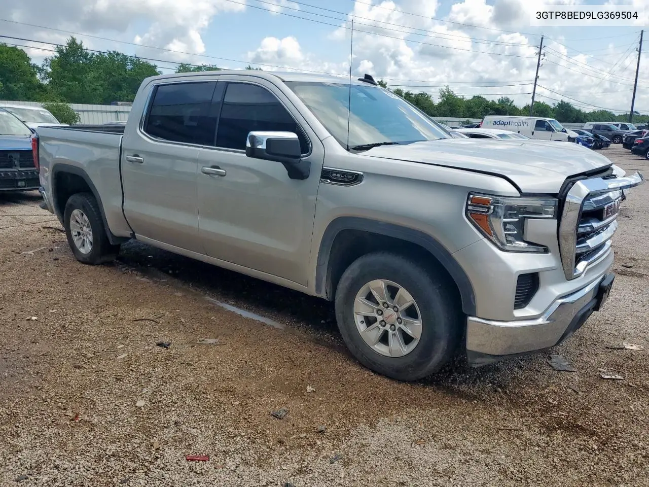 2020 GMC Sierra C1500 Sle VIN: 3GTP8BED9LG369504 Lot: 57525515