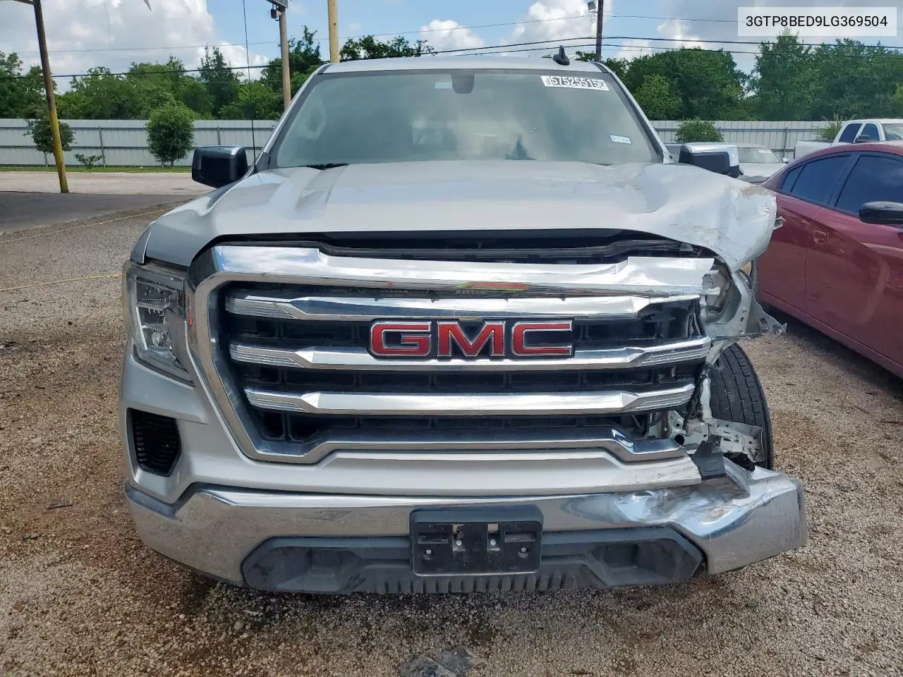 2020 GMC Sierra C1500 Sle VIN: 3GTP8BED9LG369504 Lot: 57525515