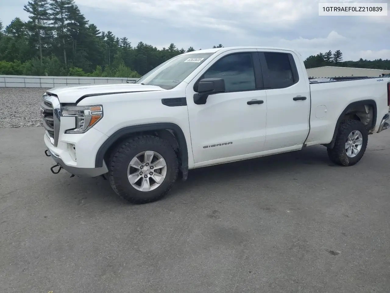 2020 GMC Sierra K1500 VIN: 1GTR9AEF0LZ210839 Lot: 62633635