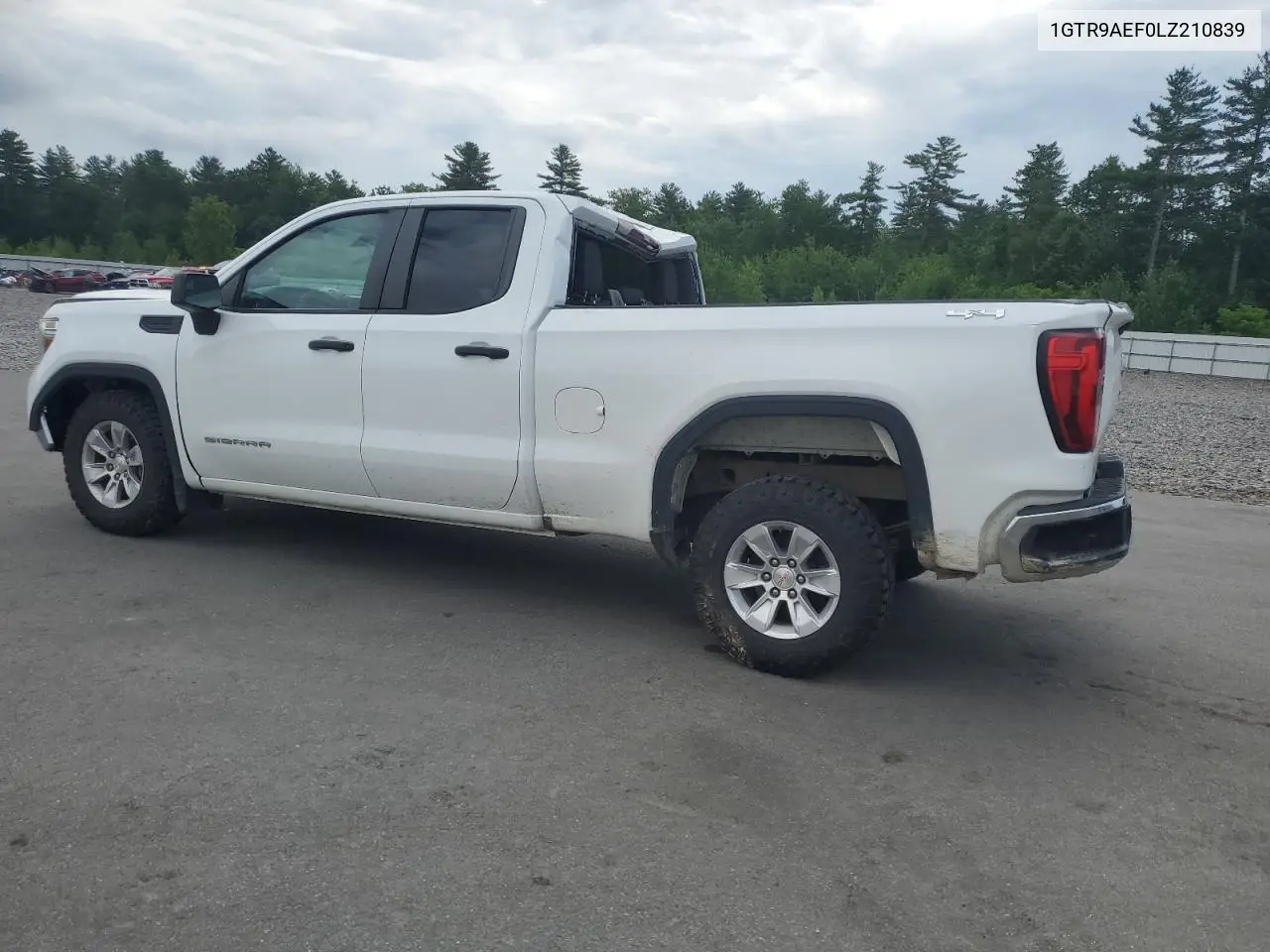2020 GMC Sierra K1500 VIN: 1GTR9AEF0LZ210839 Lot: 62633635