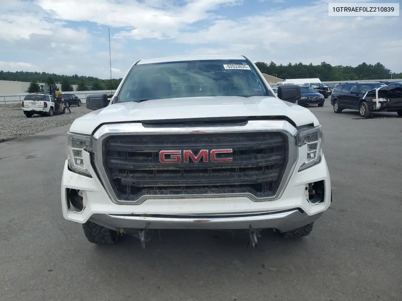2020 GMC Sierra K1500 VIN: 1GTR9AEF0LZ210839 Lot: 62633635