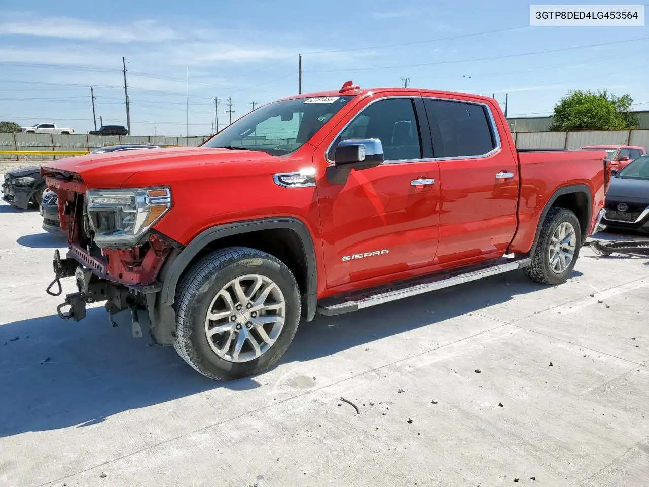 2020 GMC Sierra C1500 Slt VIN: 3GTP8DED4LG453564 Lot: 62751455