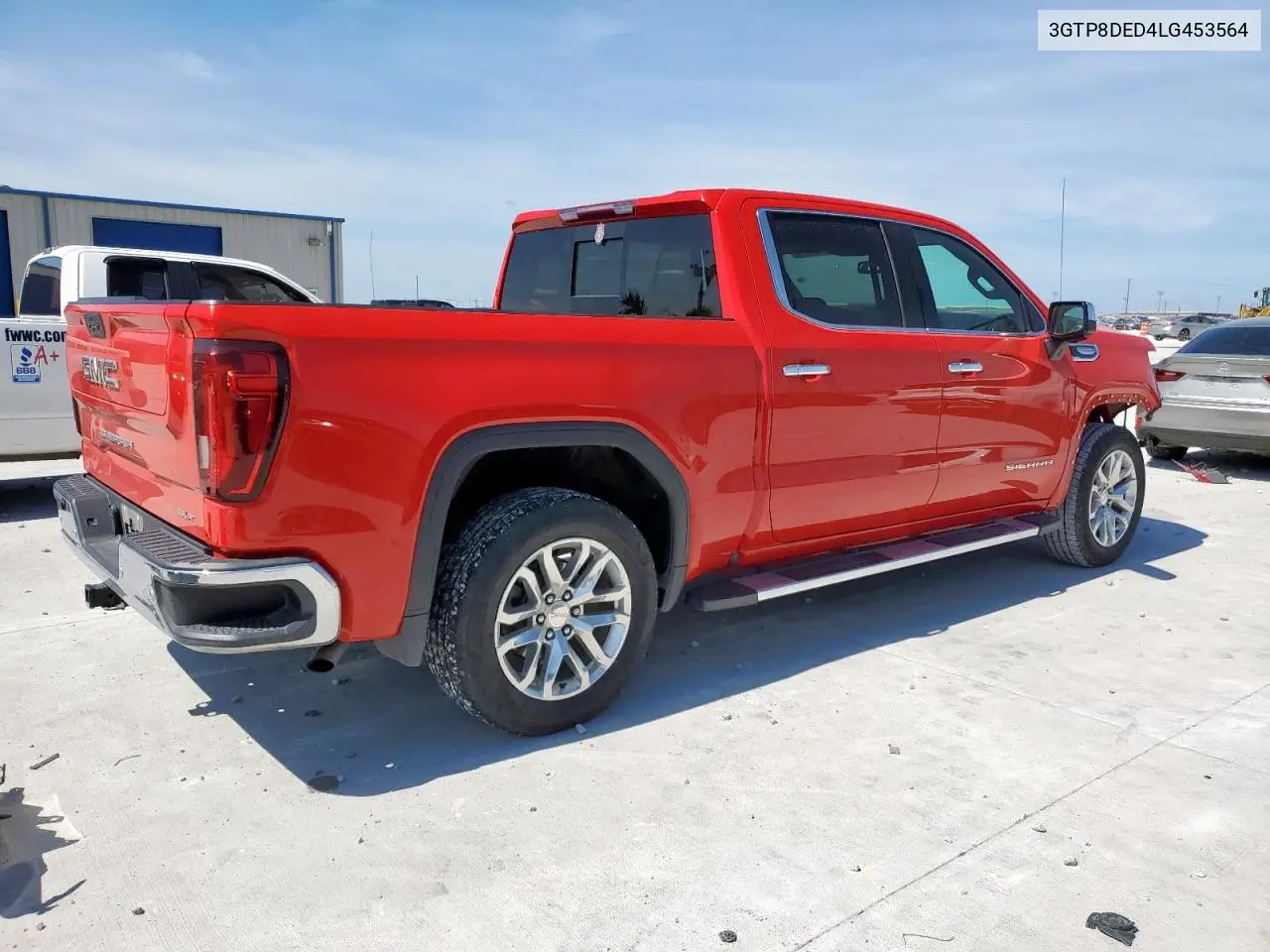 2020 GMC Sierra C1500 Slt VIN: 3GTP8DED4LG453564 Lot: 62751455