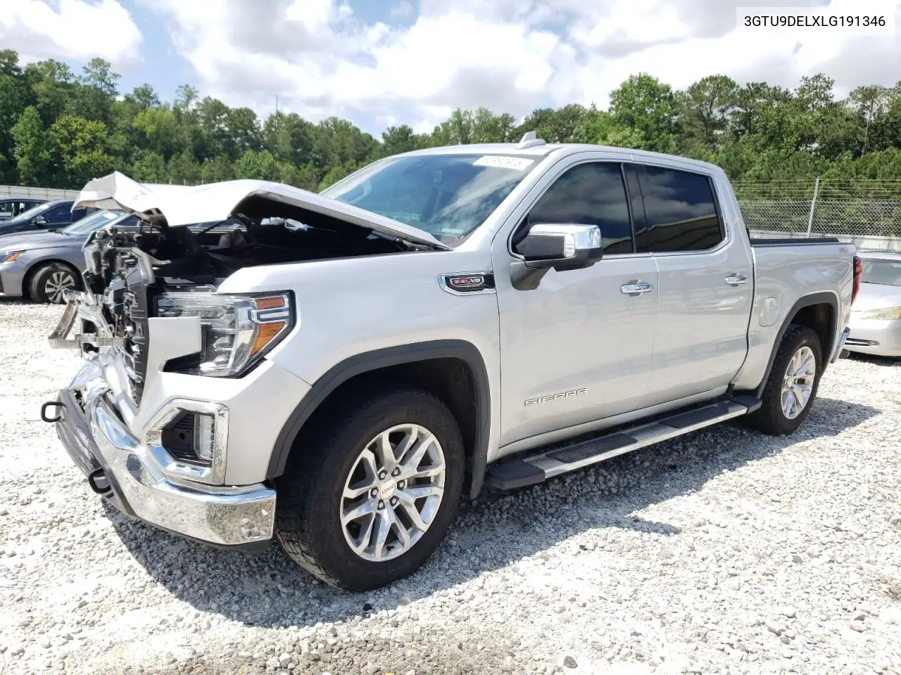2020 GMC Sierra K1500 Slt VIN: 3GTU9DELXLG191346 Lot: 62992975