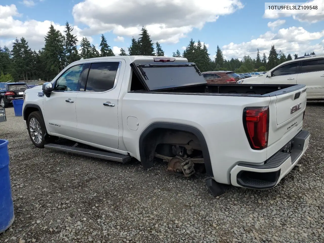 2020 GMC Sierra K1500 Denali VIN: 1GTU9FEL3LZ109548 Lot: 63048835