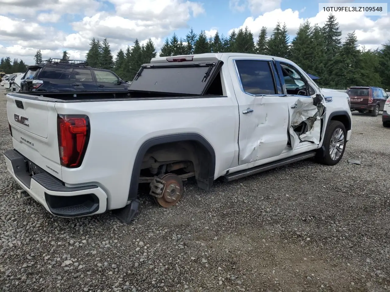 2020 GMC Sierra K1500 Denali VIN: 1GTU9FEL3LZ109548 Lot: 63048835