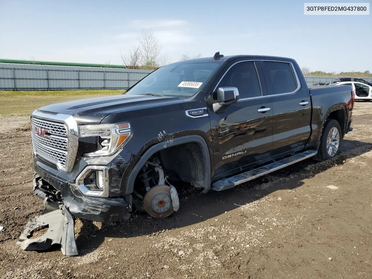 2021 GMC Sierra C1500 Denali VIN: 3GTP8FED2MG437800 Lot: 45085035