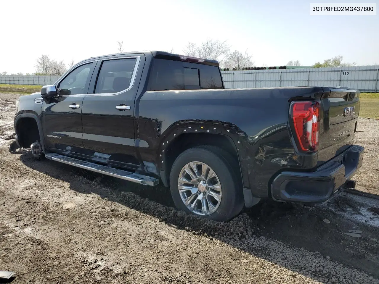 2021 GMC Sierra C1500 Denali VIN: 3GTP8FED2MG437800 Lot: 45085035