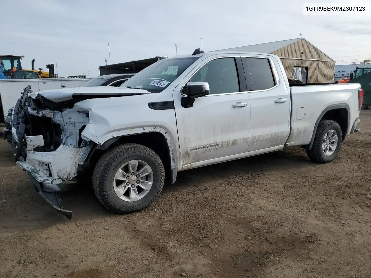 2021 GMC Sierra K1500 Sle VIN: 1GTR9BEK9MZ307123 Lot: 48255985