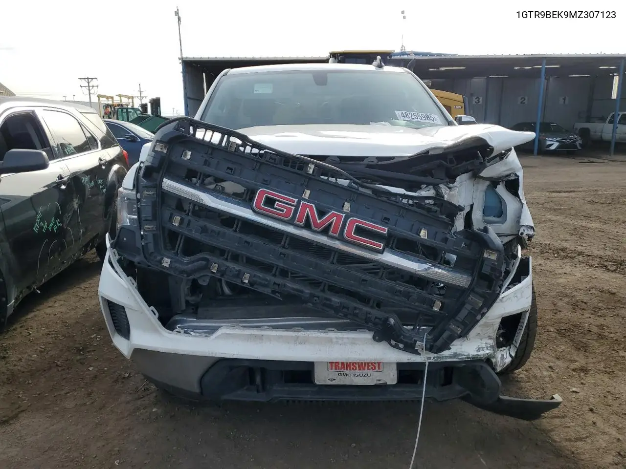 2021 GMC Sierra K1500 Sle VIN: 1GTR9BEK9MZ307123 Lot: 48255985