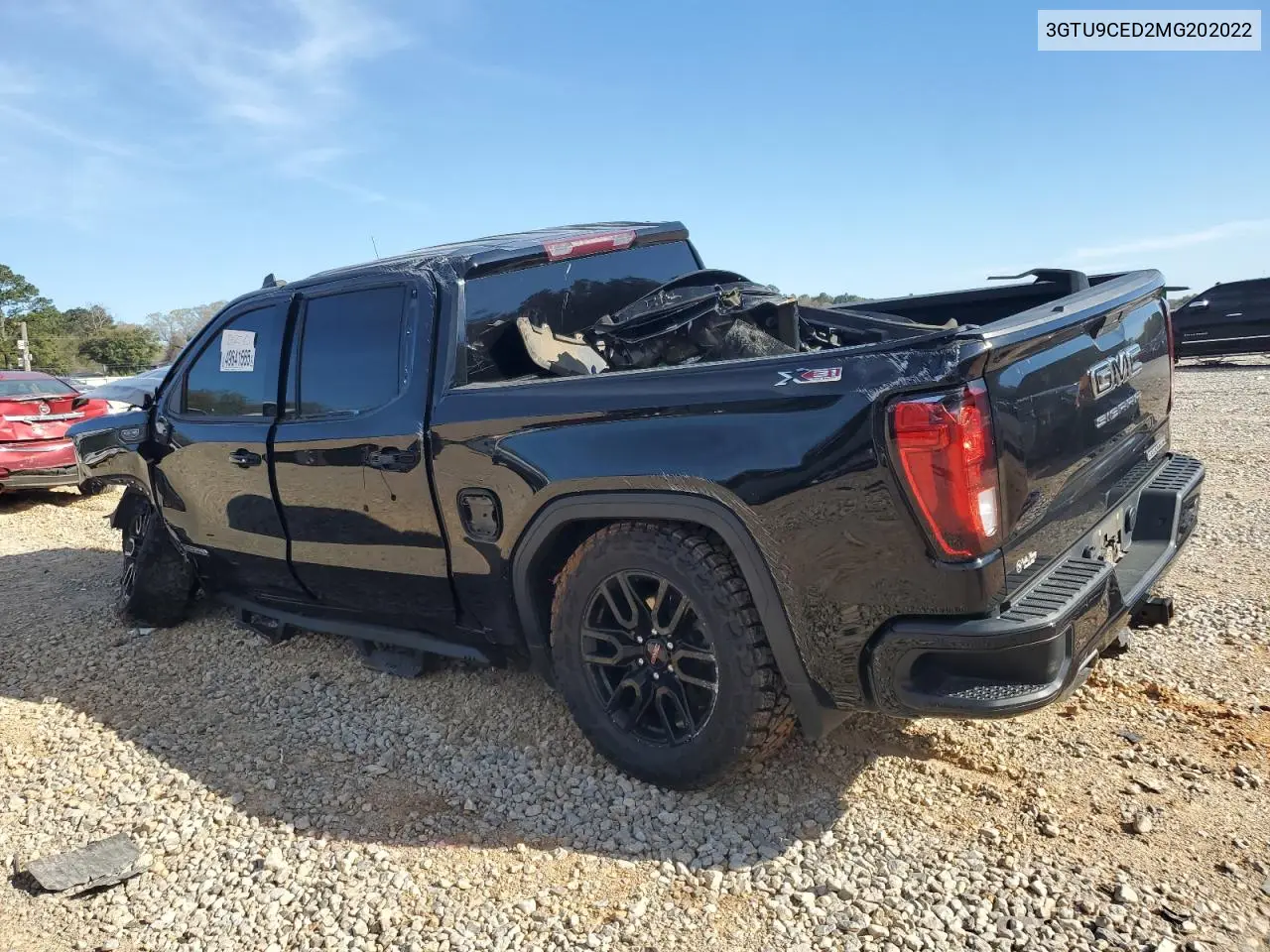 2021 GMC Sierra K1500 Elevation VIN: 3GTU9CED2MG202022 Lot: 49641665