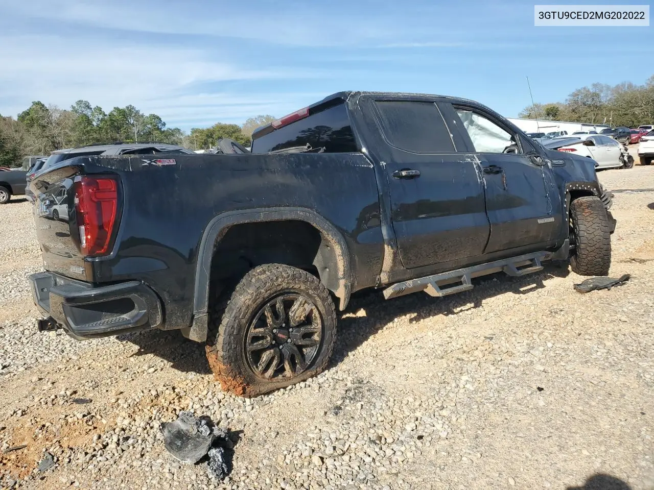 2021 GMC Sierra K1500 Elevation VIN: 3GTU9CED2MG202022 Lot: 49641665