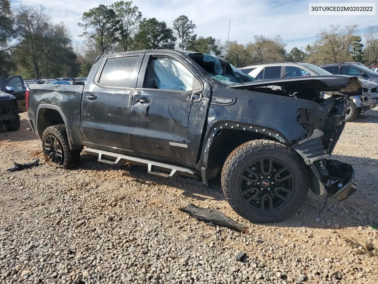 2021 GMC Sierra K1500 Elevation VIN: 3GTU9CED2MG202022 Lot: 49641665