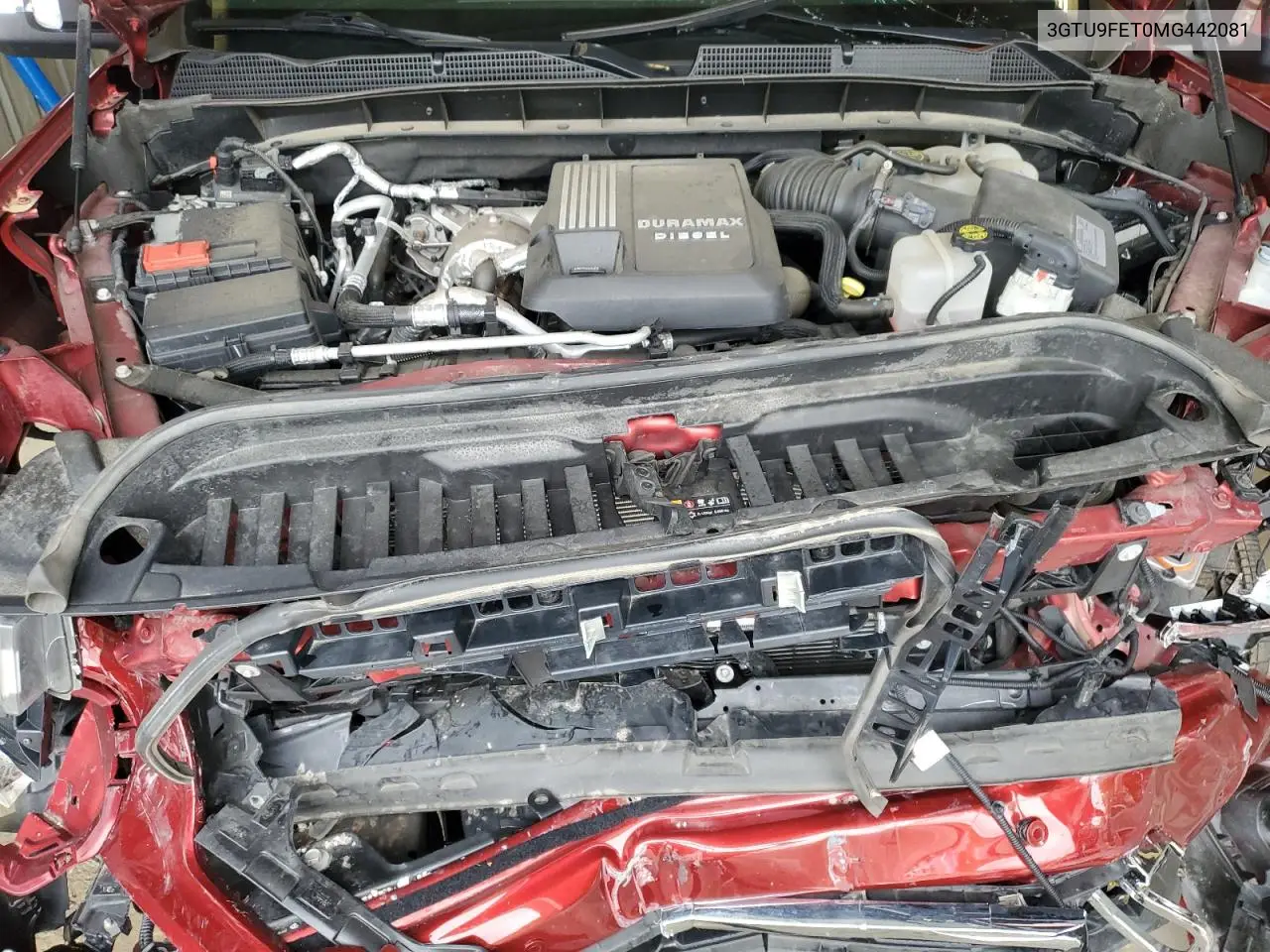 2021 GMC Sierra K1500 Denali VIN: 3GTU9FET0MG442081 Lot: 56964685