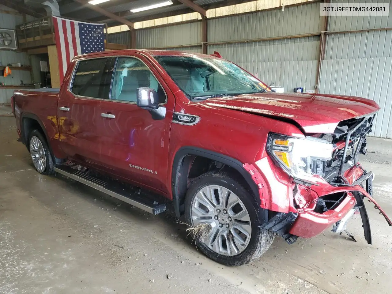 2021 GMC Sierra K1500 Denali VIN: 3GTU9FET0MG442081 Lot: 56964685