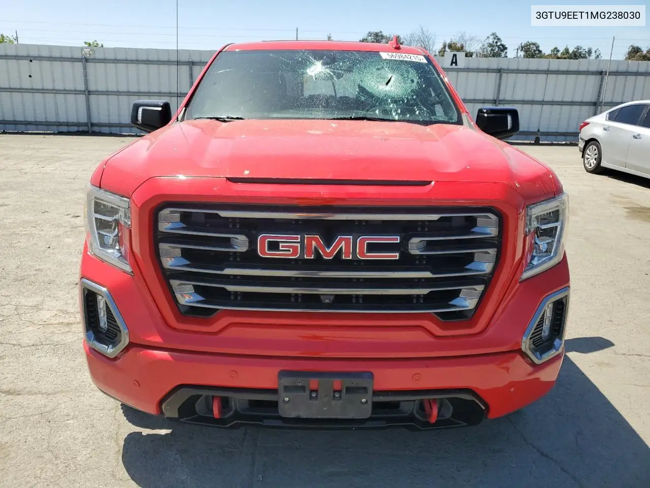 2021 GMC Sierra K1500 At4 VIN: 3GTU9EET1MG238030 Lot: 56984215