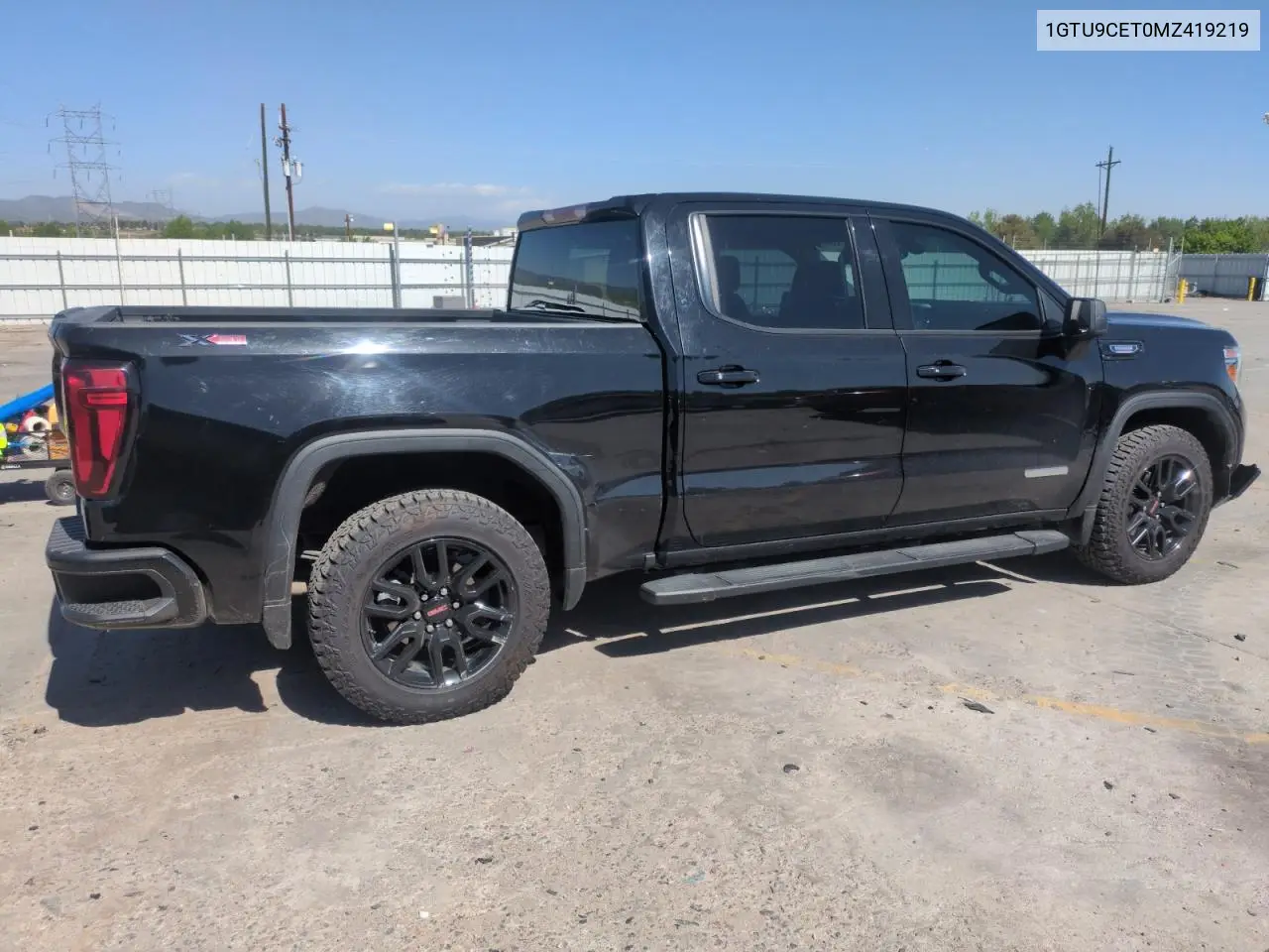 2021 GMC Sierra K1500 Elevation VIN: 1GTU9CET0MZ419219 Lot: 57103975