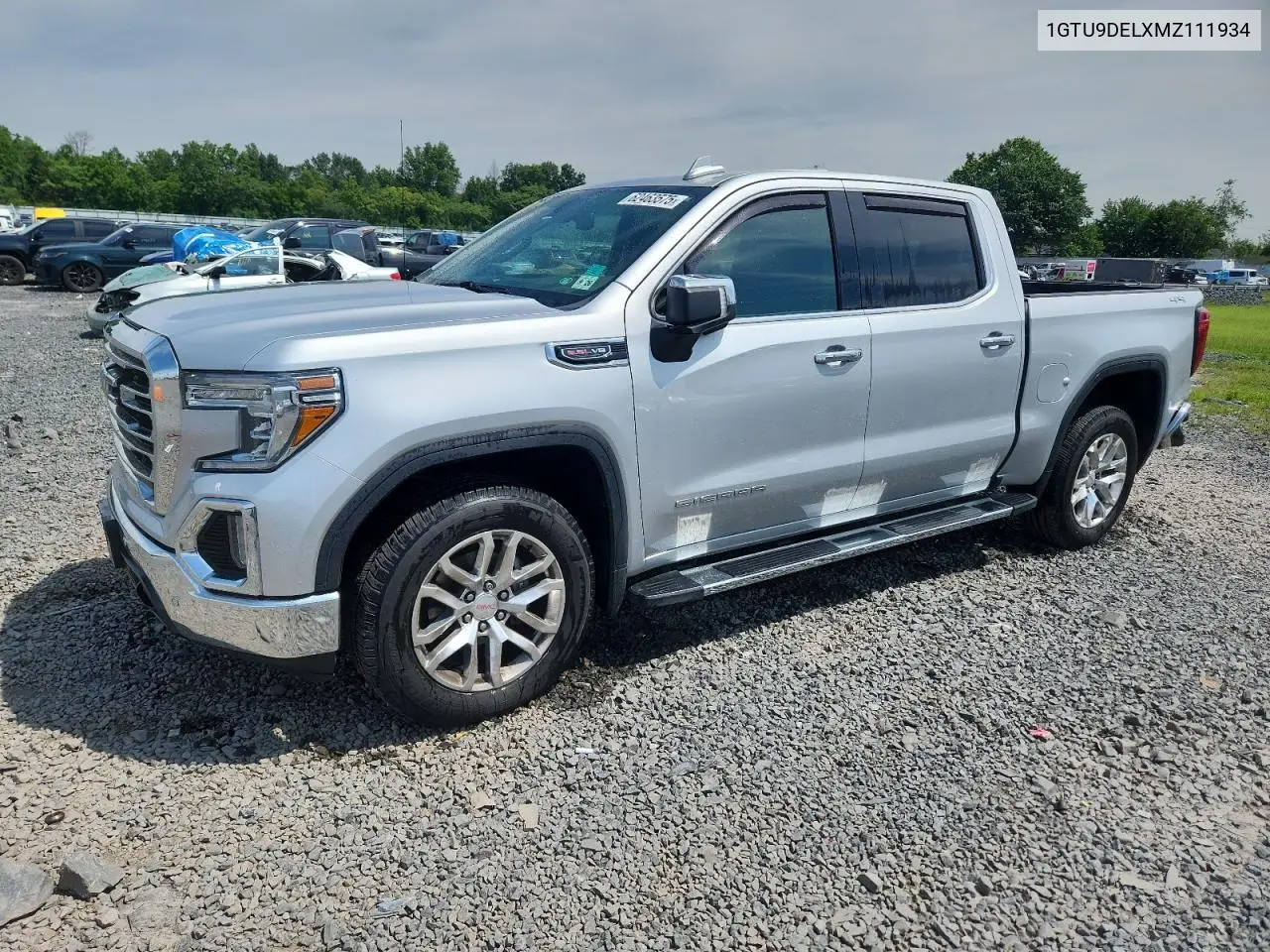 2021 GMC Sierra K1500 Slt VIN: 1GTU9DELXMZ111934 Lot: 62463575