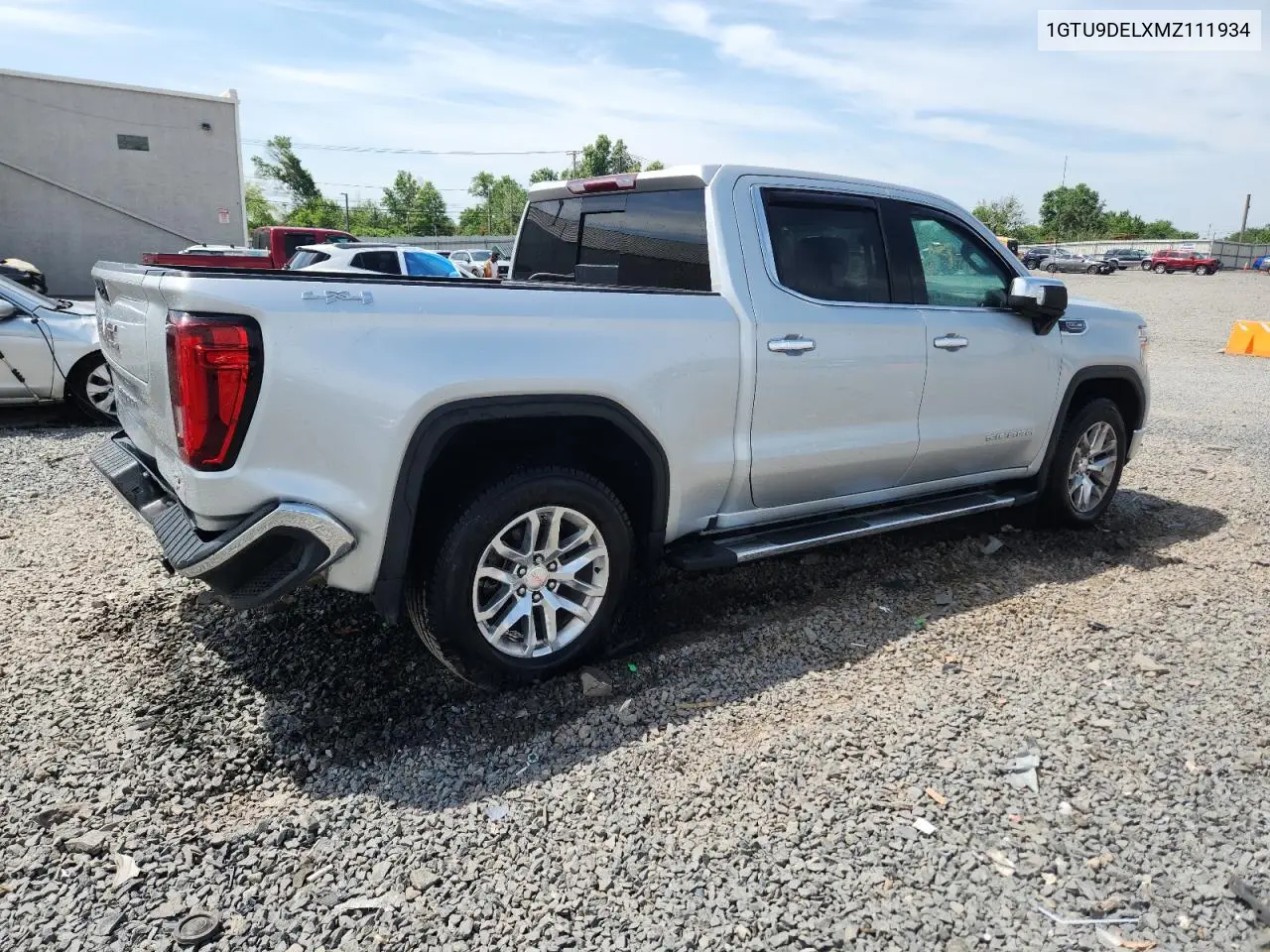2021 GMC Sierra K1500 Slt VIN: 1GTU9DELXMZ111934 Lot: 62463575