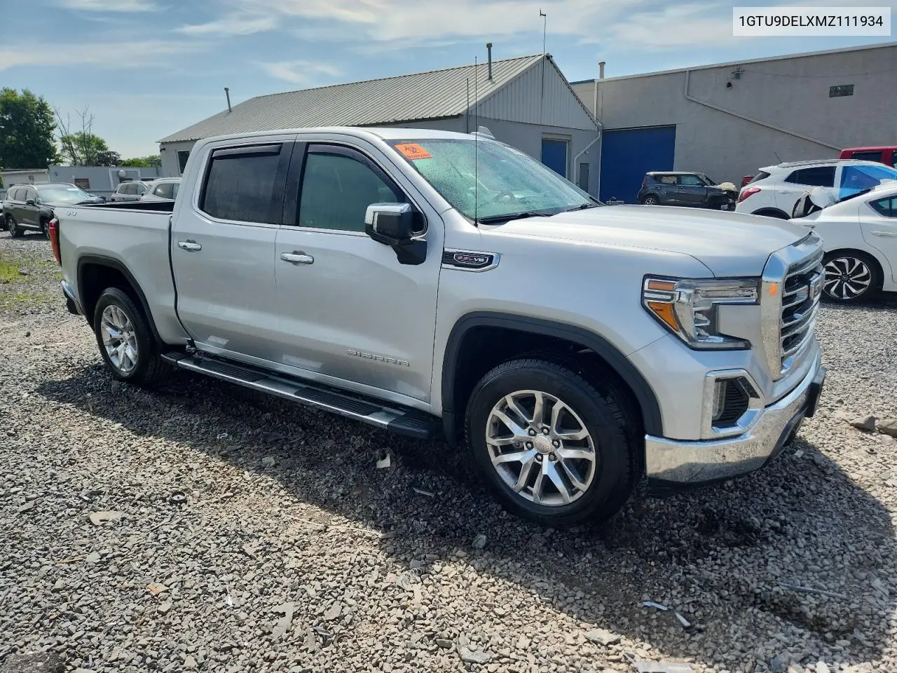 2021 GMC Sierra K1500 Slt VIN: 1GTU9DELXMZ111934 Lot: 62463575