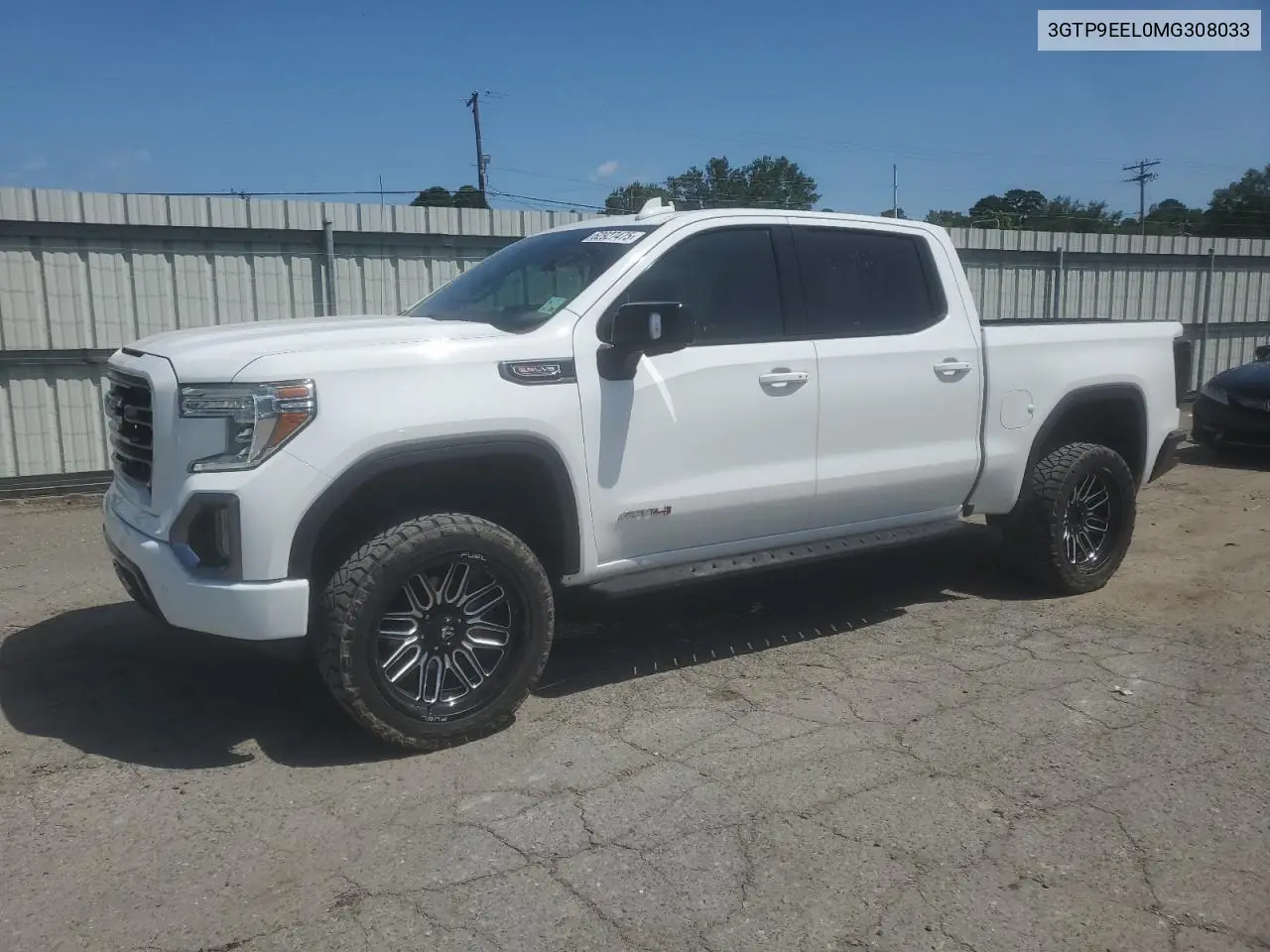 2021 GMC Sierra K1500 At4 VIN: 3GTP9EEL0MG308033 Lot: 62927475