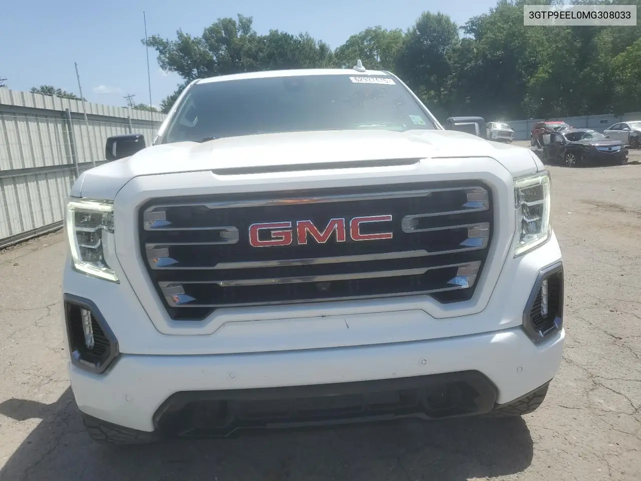 2021 GMC Sierra K1500 At4 VIN: 3GTP9EEL0MG308033 Lot: 62927475