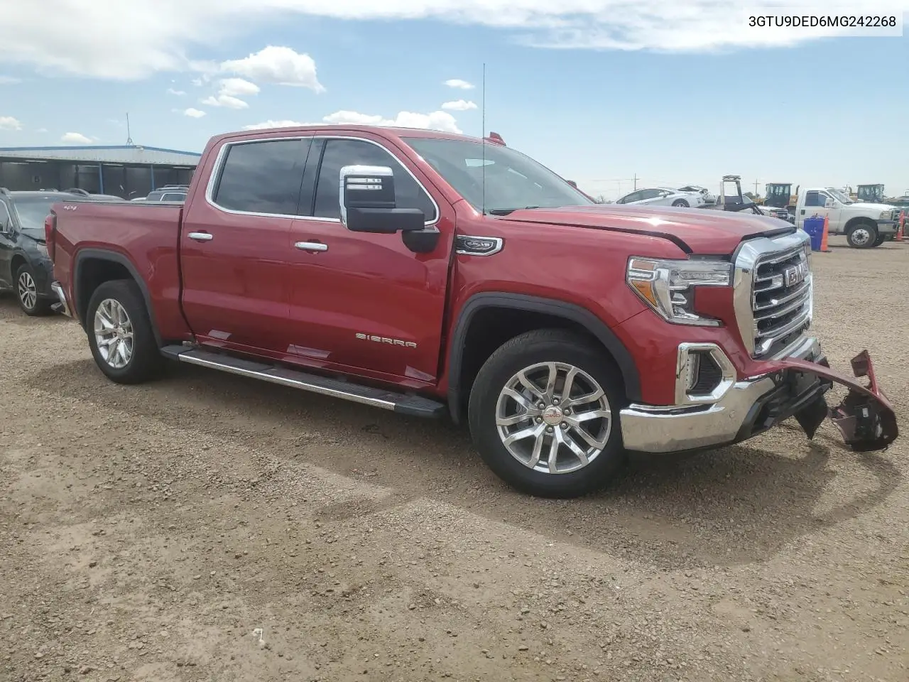 2021 GMC Sierra K1500 Slt VIN: 3GTU9DED6MG242268 Lot: 65059435