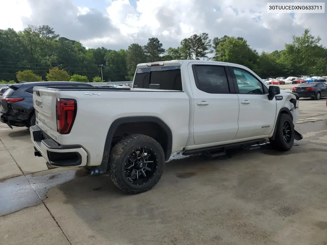 2022 GMC Sierra K1500 Elevation VIN: 3GTUUCEDXNG633711 Lot: 56422195