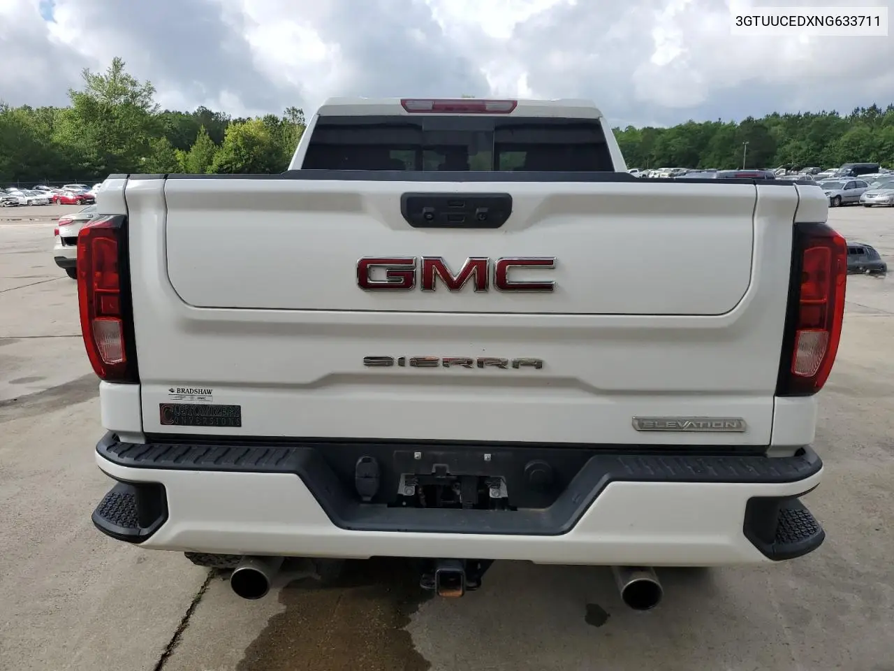2022 GMC Sierra K1500 Elevation VIN: 3GTUUCEDXNG633711 Lot: 56422195
