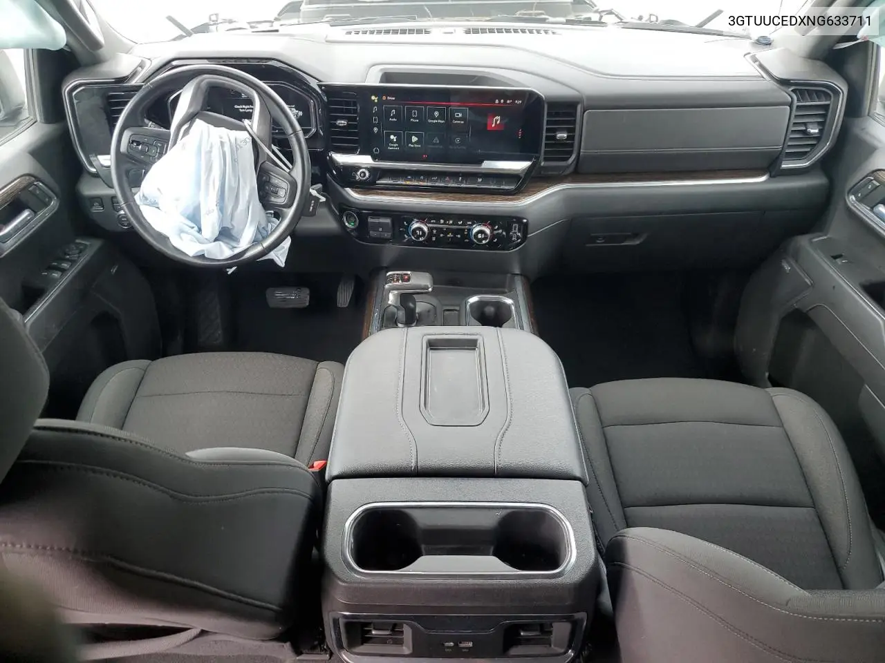 2022 GMC Sierra K1500 Elevation VIN: 3GTUUCEDXNG633711 Lot: 56422195