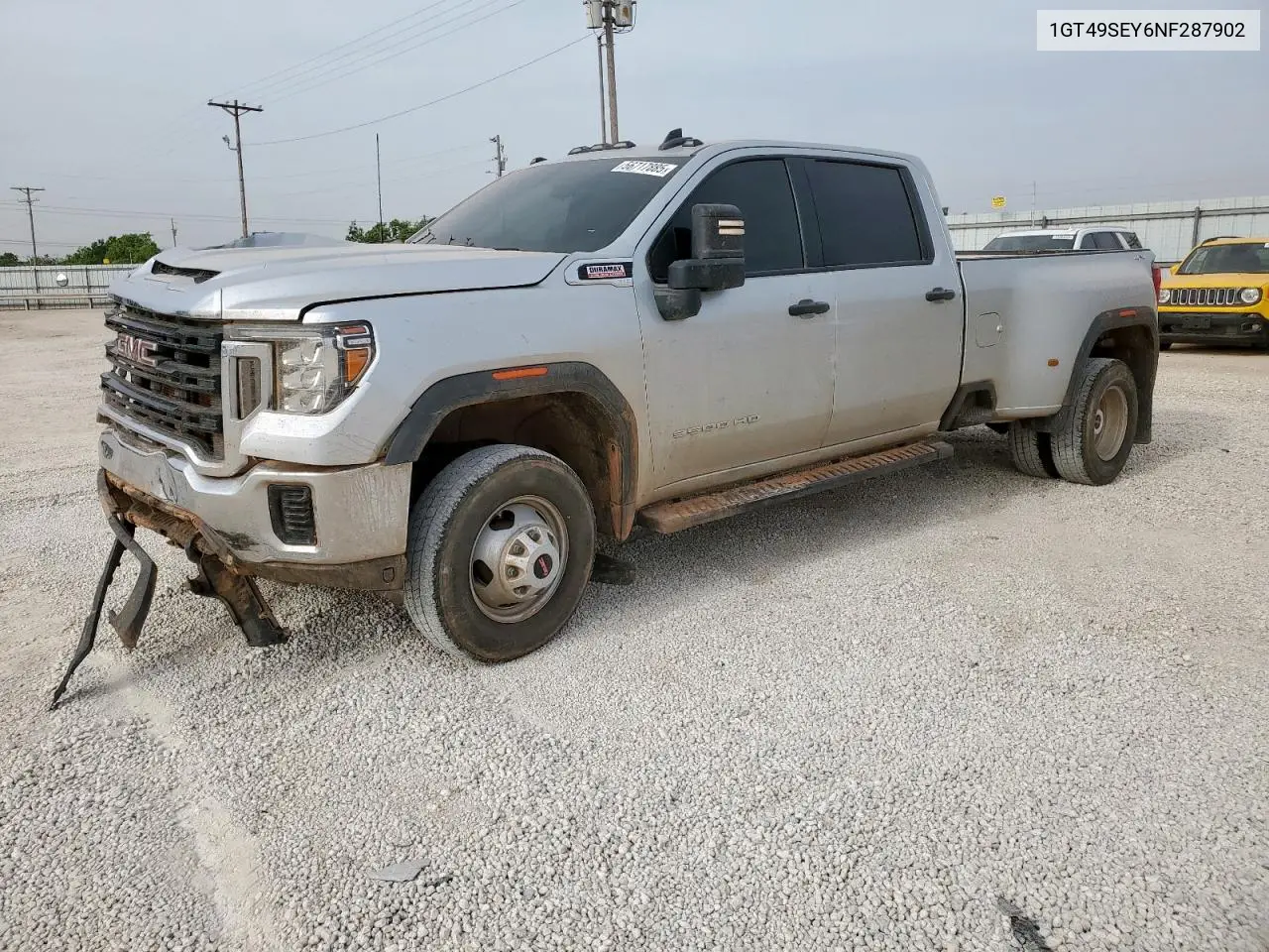 2022 GMC Sierra K3500 VIN: 1GT49SEY6NF287902 Lot: 56717885