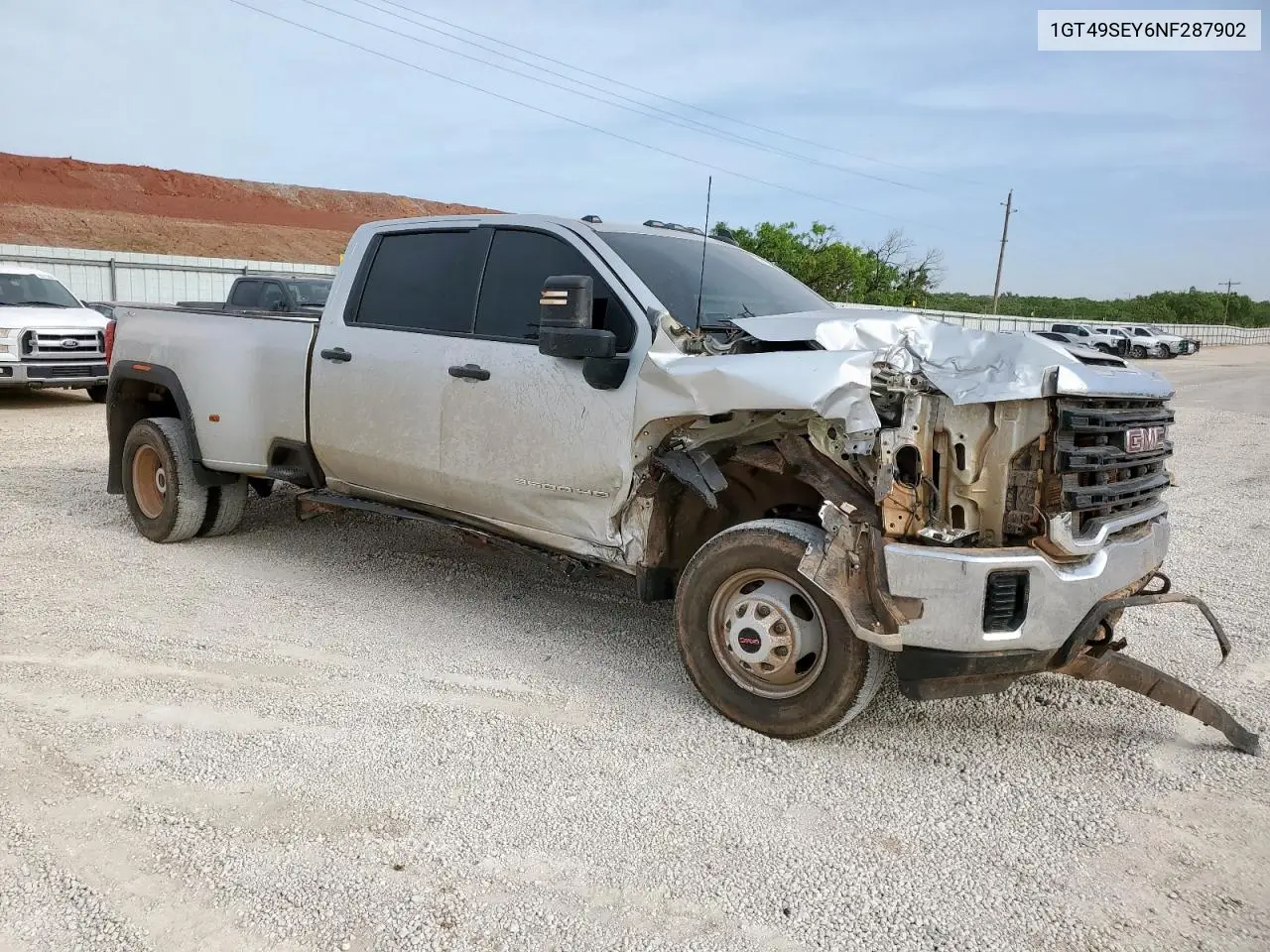 2022 GMC Sierra K3500 VIN: 1GT49SEY6NF287902 Lot: 56717885