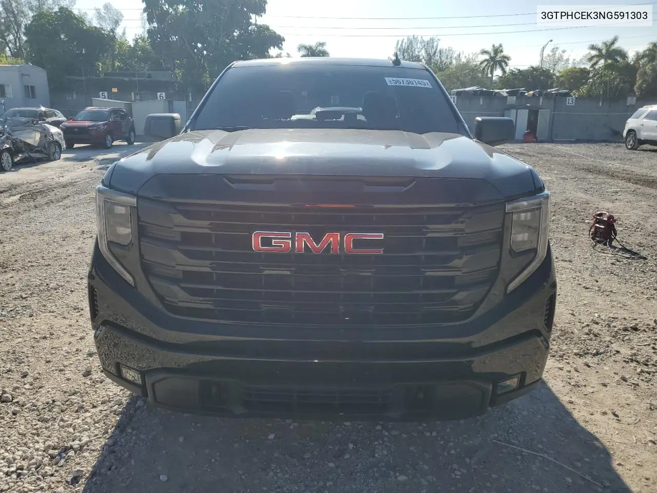 2022 GMC Sierra C1500 Elevation VIN: 3GTPHCEK3NG591303 Lot: 56736145