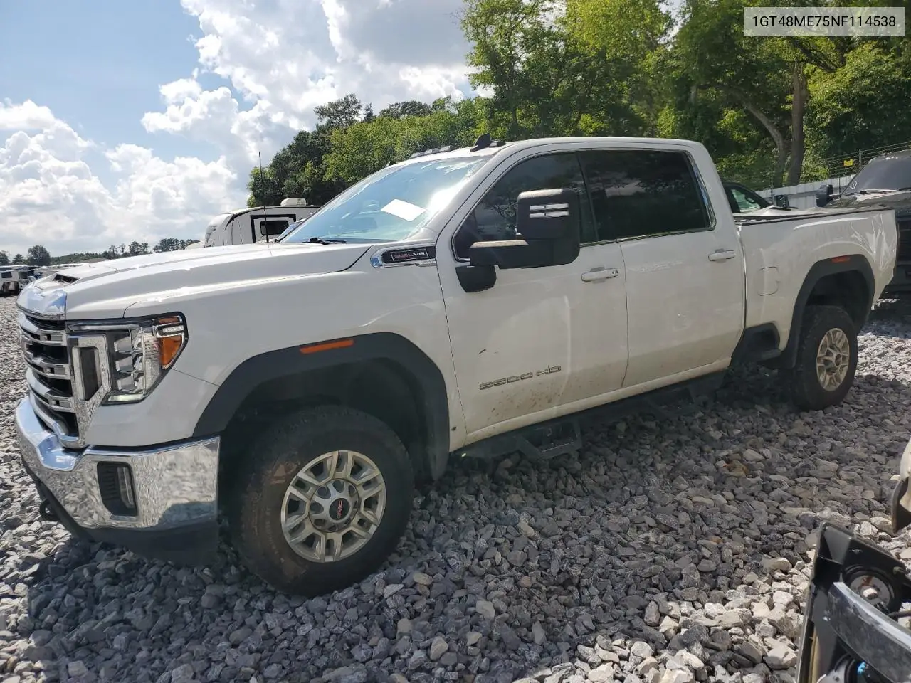 2022 GMC Sierra C2500 Sle VIN: 1GT48ME75NF114538 Lot: 62604265