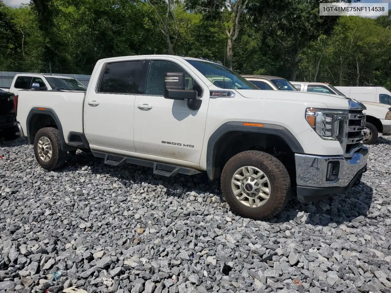 2022 GMC Sierra C2500 Sle VIN: 1GT48ME75NF114538 Lot: 62604265