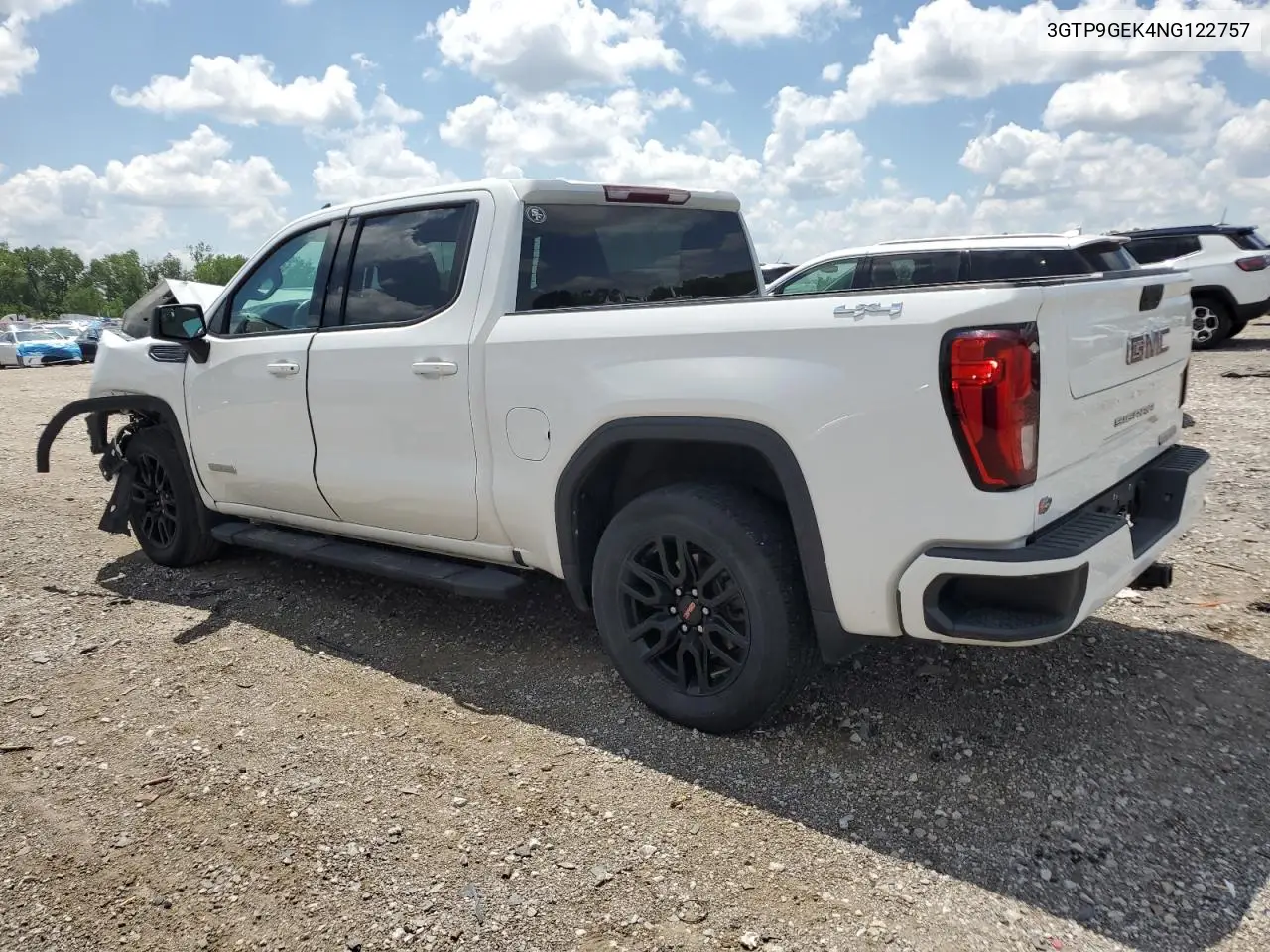 2022 GMC Sierra Limited K1500 Elevation-L VIN: 3GTP9GEK4NG122757 Lot: 64802965