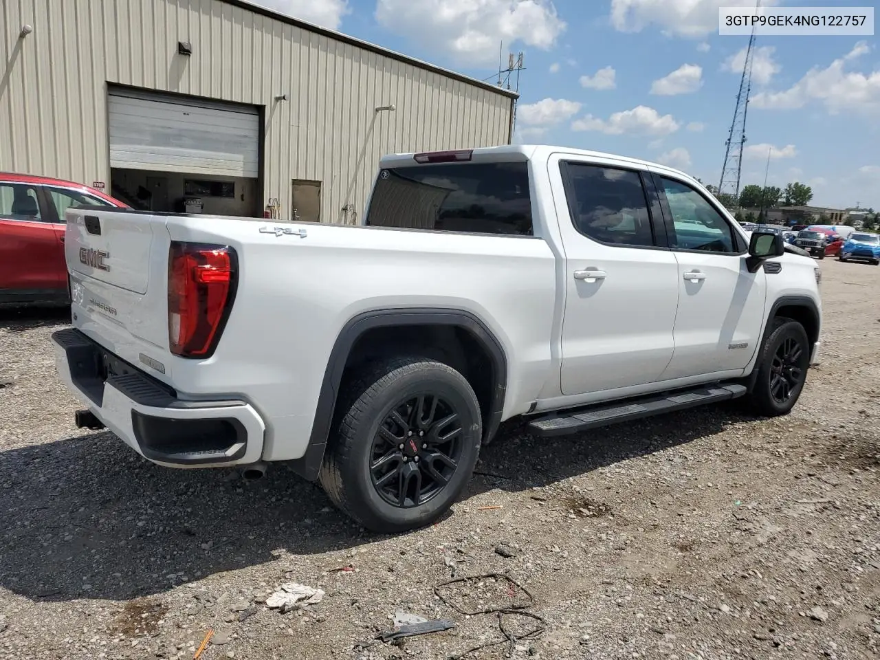 2022 GMC Sierra Limited K1500 Elevation-L VIN: 3GTP9GEK4NG122757 Lot: 64802965