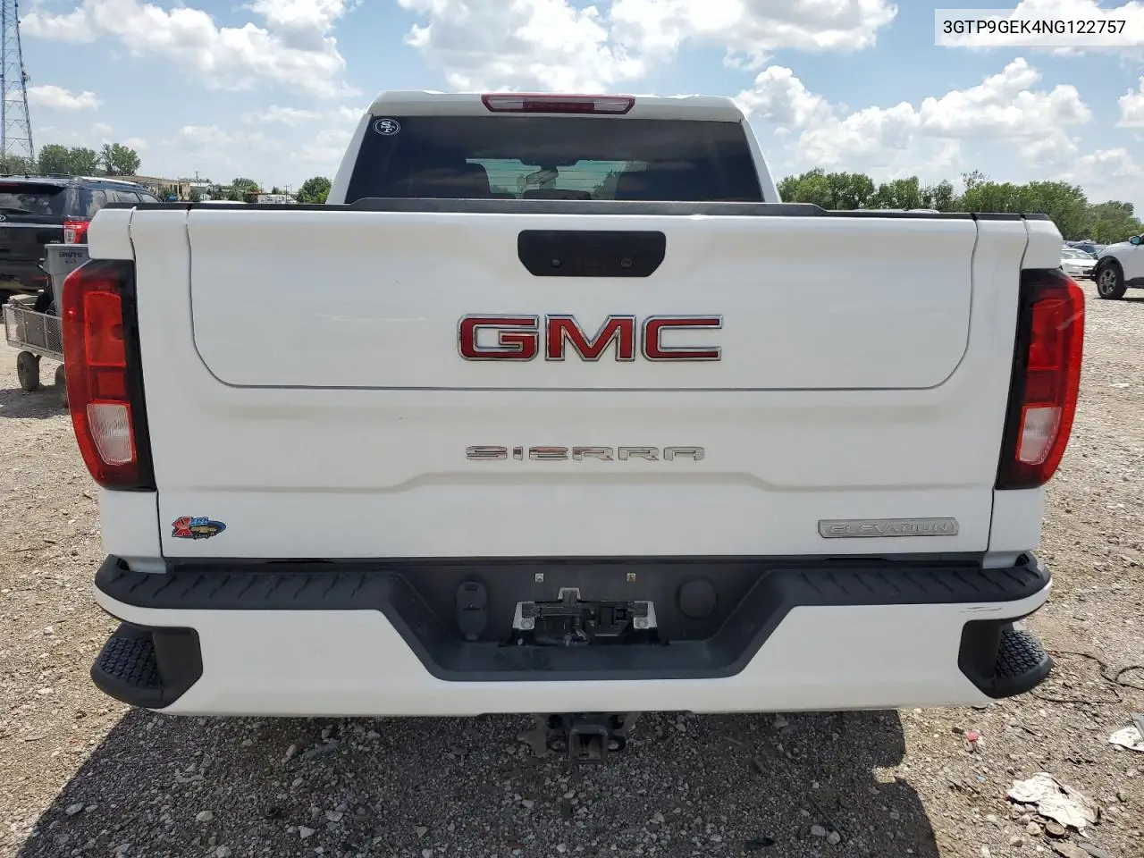 2022 GMC Sierra Limited K1500 Elevation-L VIN: 3GTP9GEK4NG122757 Lot: 64802965