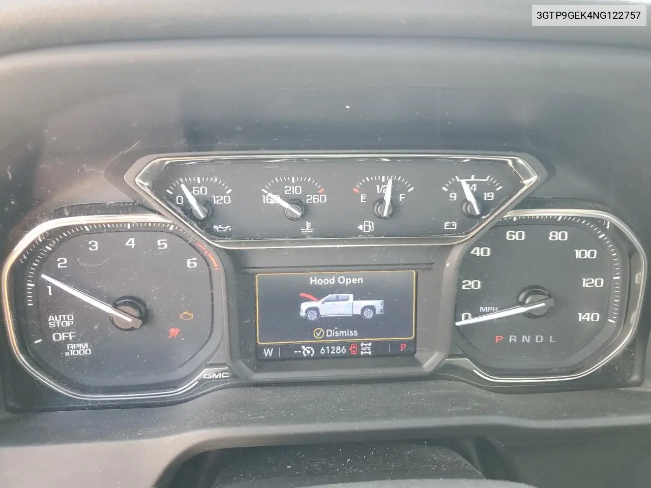2022 GMC Sierra Limited K1500 Elevation-L VIN: 3GTP9GEK4NG122757 Lot: 64802965