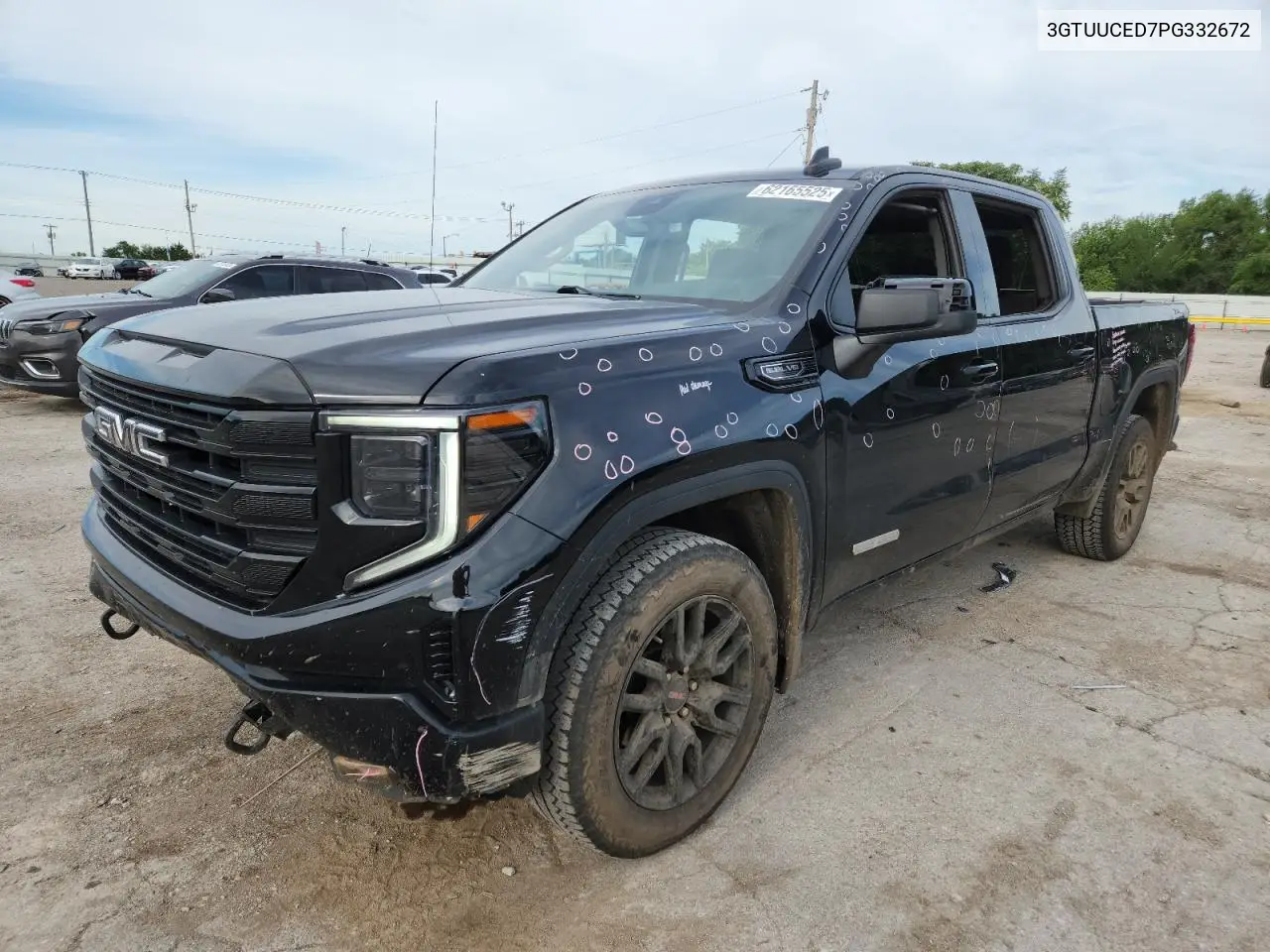 2023 GMC Sierra K1500 Elevation VIN: 3GTUUCED7PG332672 Lot: 62165525