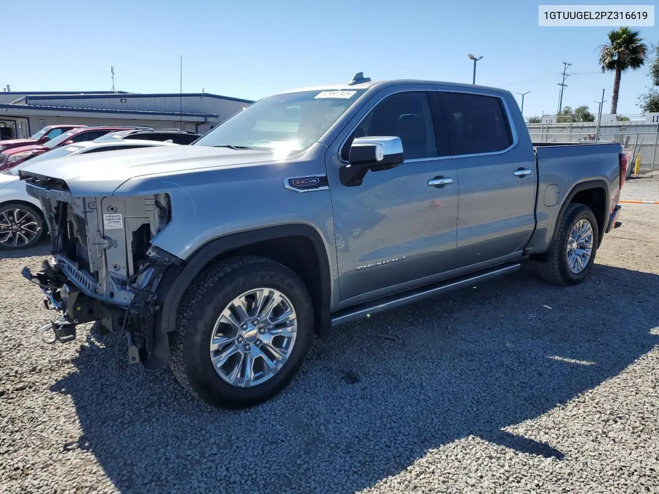 2023 GMC Sierra K1500 Denali VIN: 1GTUUGEL2PZ316619 Lot: 62961345