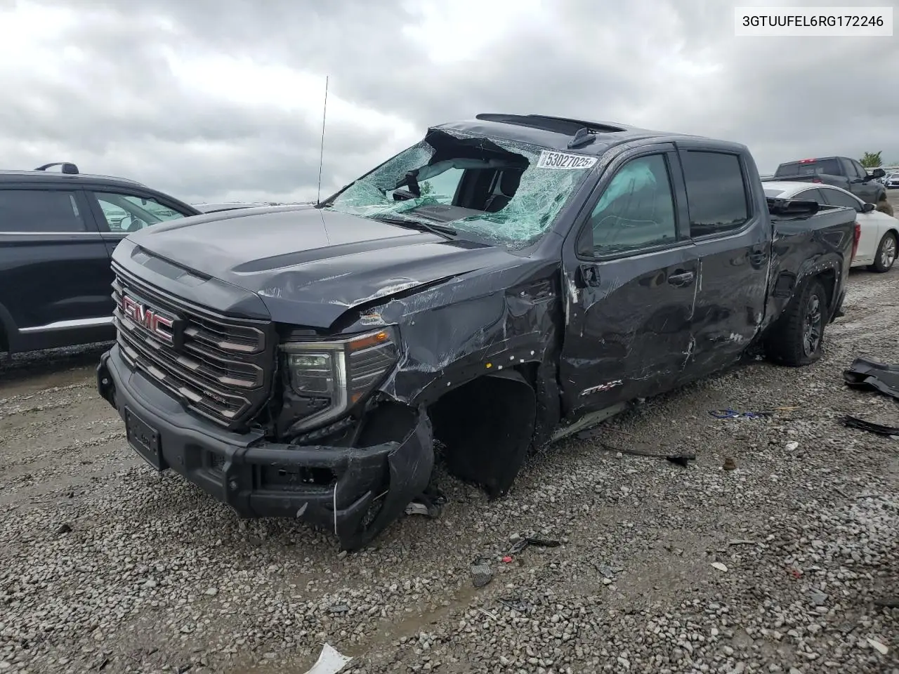 2024 GMC Sierra K1500 At4X VIN: 3GTUUFEL6RG172246 Lot: 53027025