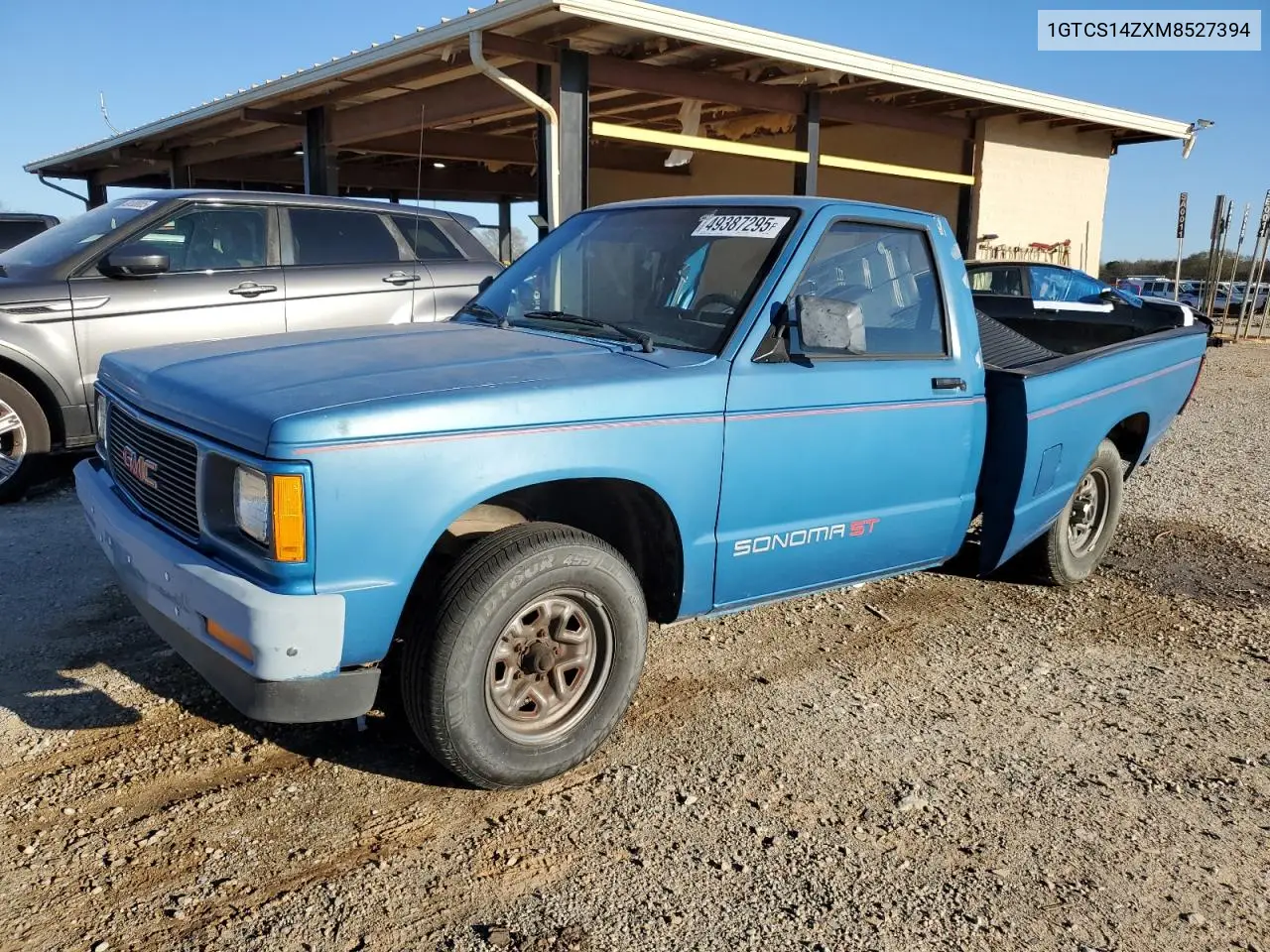 1991 GMC Sonoma VIN: 1GTCS14ZXM8527394 Lot: 49387295