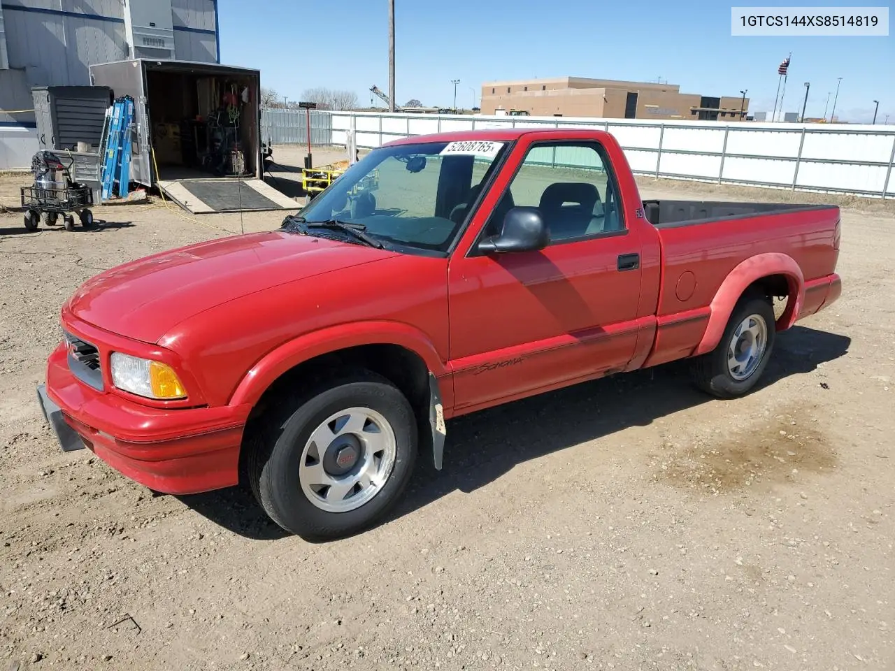 1995 GMC Sonoma VIN: 1GTCS144XS8514819 Lot: 52608765