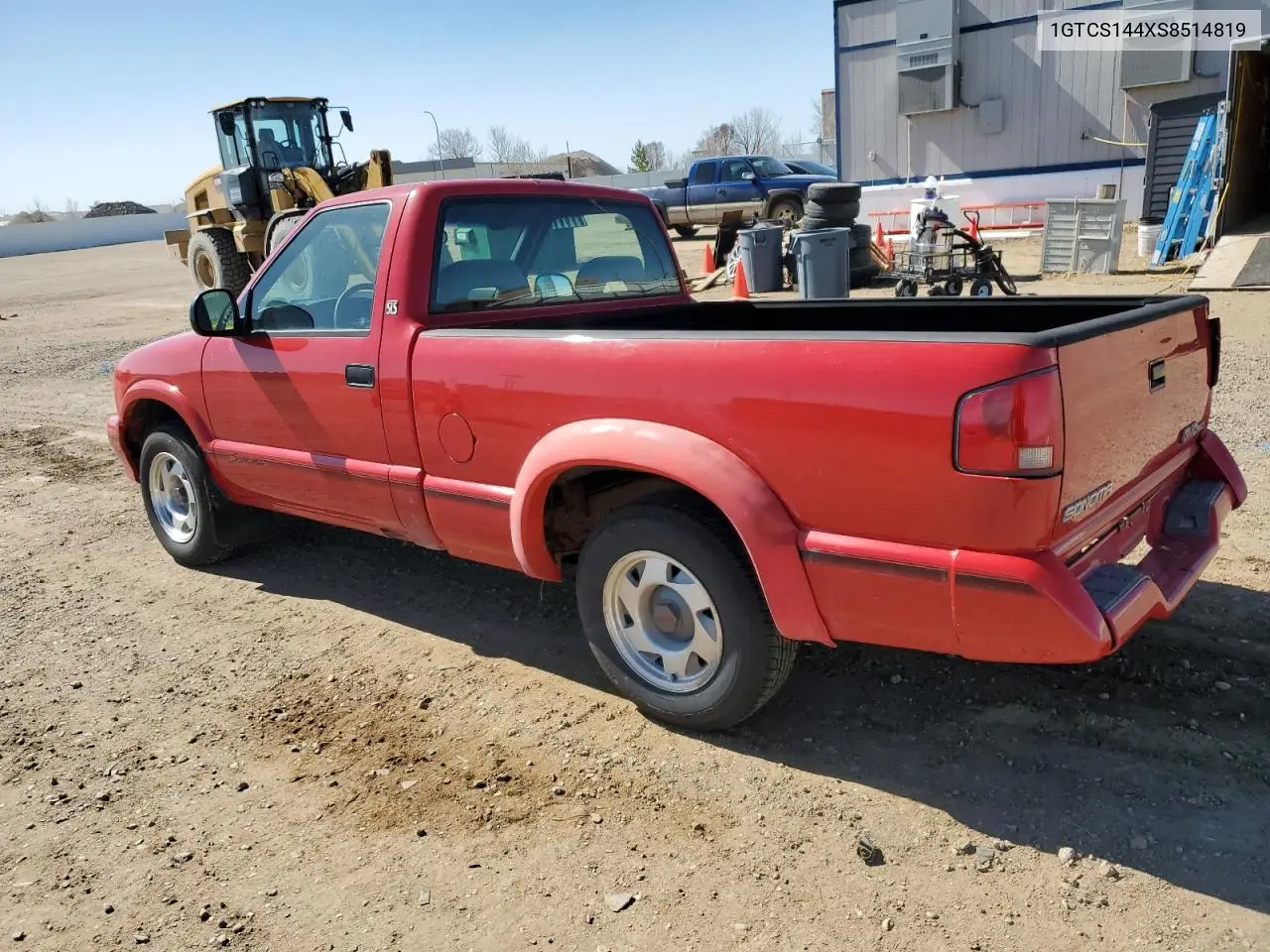 1995 GMC Sonoma VIN: 1GTCS144XS8514819 Lot: 52608765