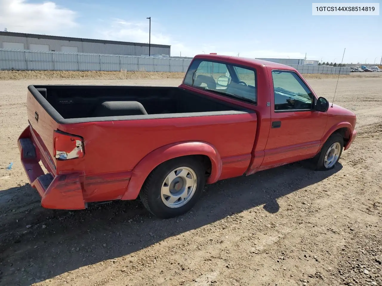 1995 GMC Sonoma VIN: 1GTCS144XS8514819 Lot: 52608765